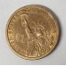 UNITED STATES OF AMERICA 2001 . ONE 1 DOLLAR COIN . JOHN ADAMS